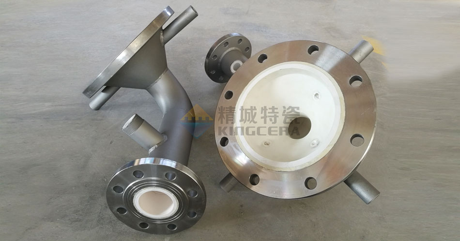 鋰電池行業(yè)耐磨陶瓷進料管-增壓管